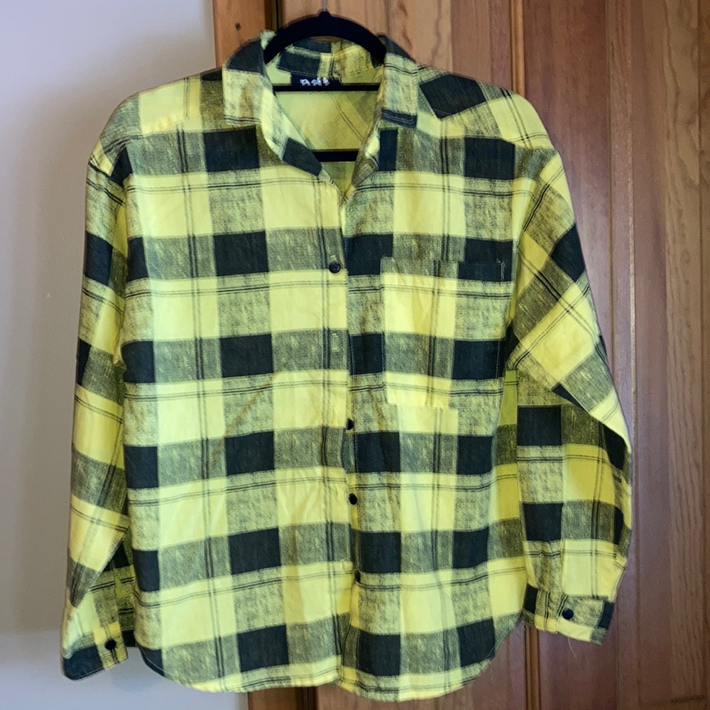 Vintage 1980s plaid shirt